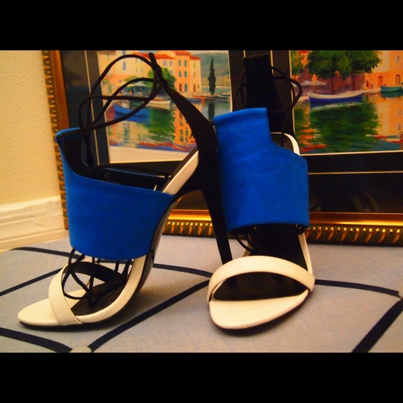 Brand New - ASOS Lace Up Heeled Sandals - Picture 4 of 5